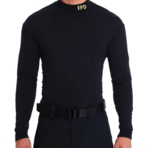 Blauer Mock Turtleneck