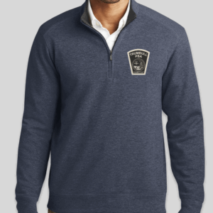 Trumbull PBA Badge Quarter Zip
