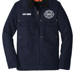 Westport Fire Department Washed Cloth Chore Coat