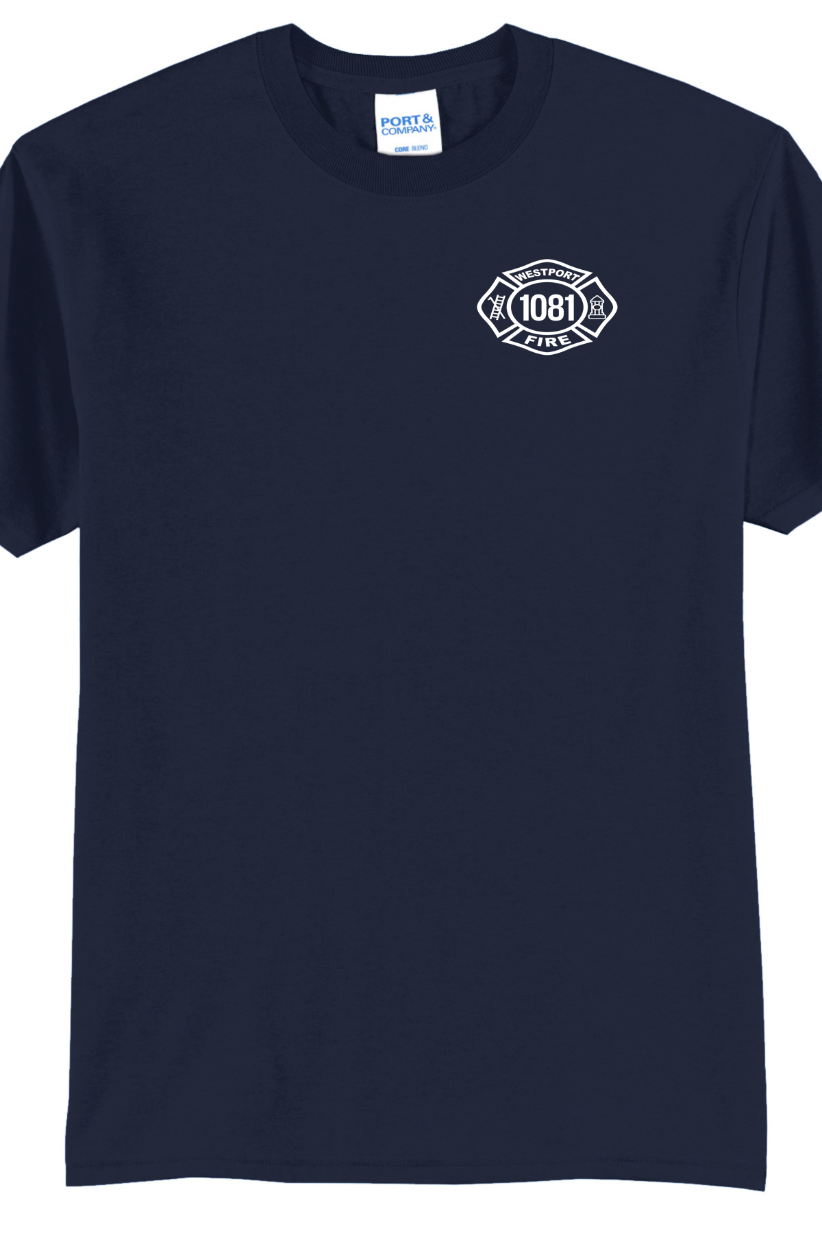 Westport Fire Department Short Sleeve Cotton Tee TALL - Image 2