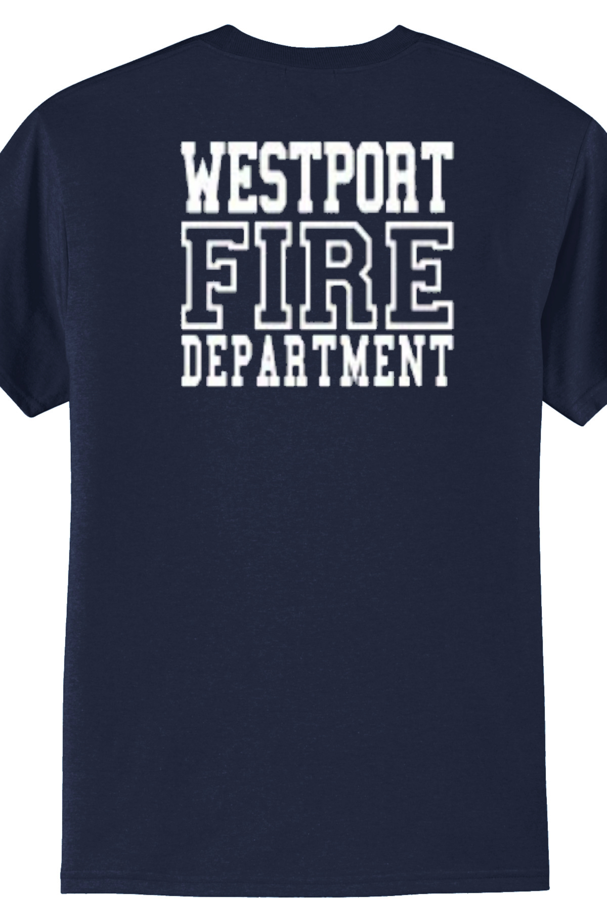 Westport Fire Department Short Sleeve Cotton Tee TALL - Image 3