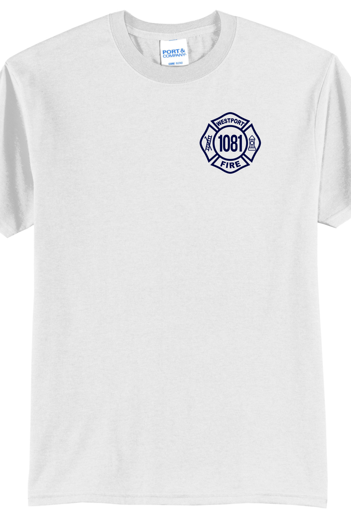 Westport Fire Department Short Sleeve Cotton Tee TALL - Image 4