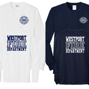 Westport Fire Department Long Sleeve Cotton Tee TALL