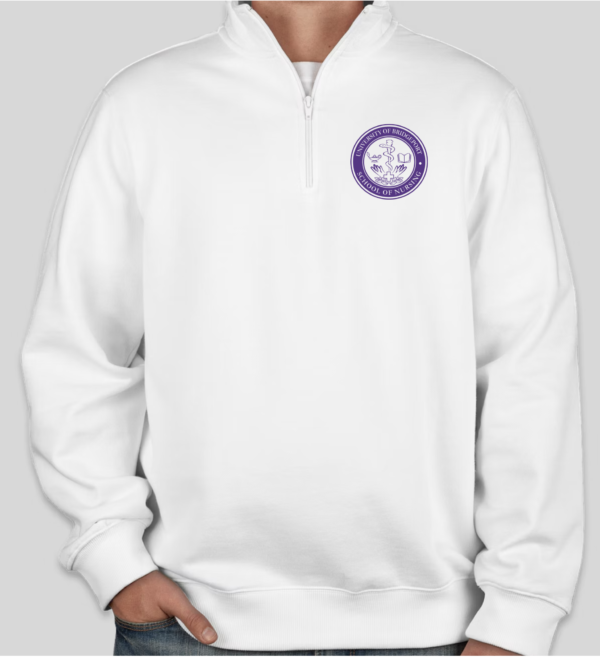 University of Bridgeport Quarter Zip Sweatshirt