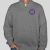 University of Bridgeport Quarter Zip Sweatshirt - Image 4