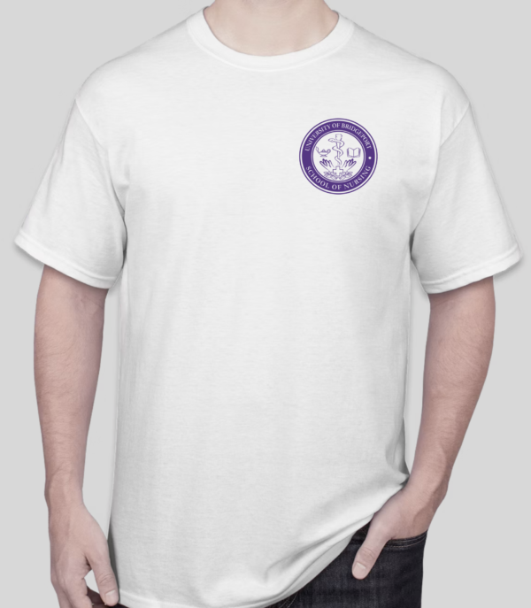 University of Bridgeport Tee Left Chest