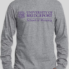 University of Bridgeport Long Sleeve Tee Full Front - Image 3