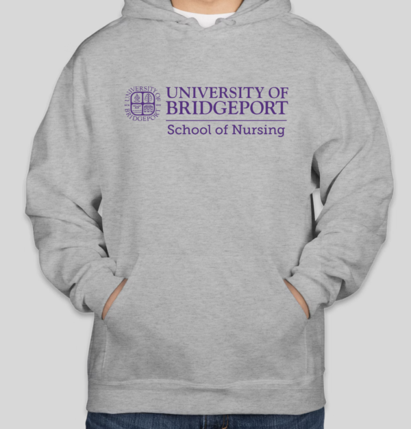 University of Bridgeport Hoodie Full Front