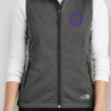 University of Bridgeport North Face Soft Shell Vest - Image 3