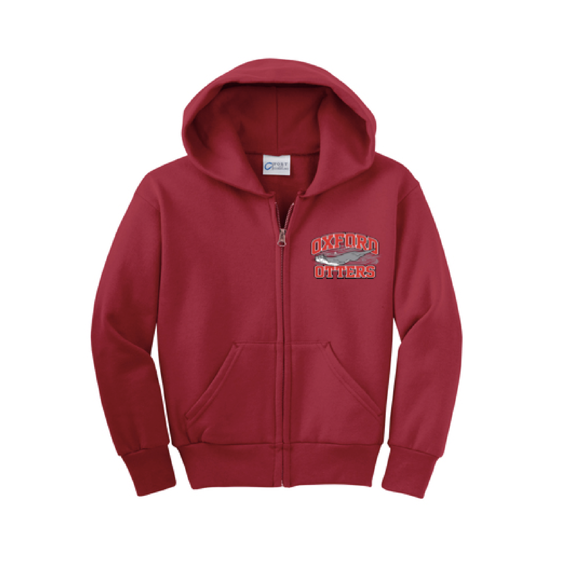 Oxford Otters Youth Full Zip Sweatshirt