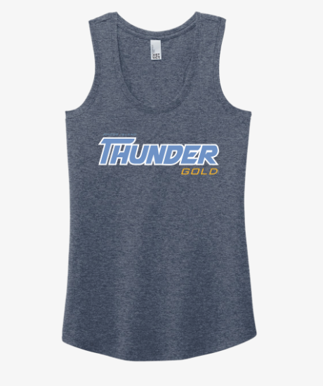 RI Thunder District Women’s Perfect Tri Racerback Tank - Image 2